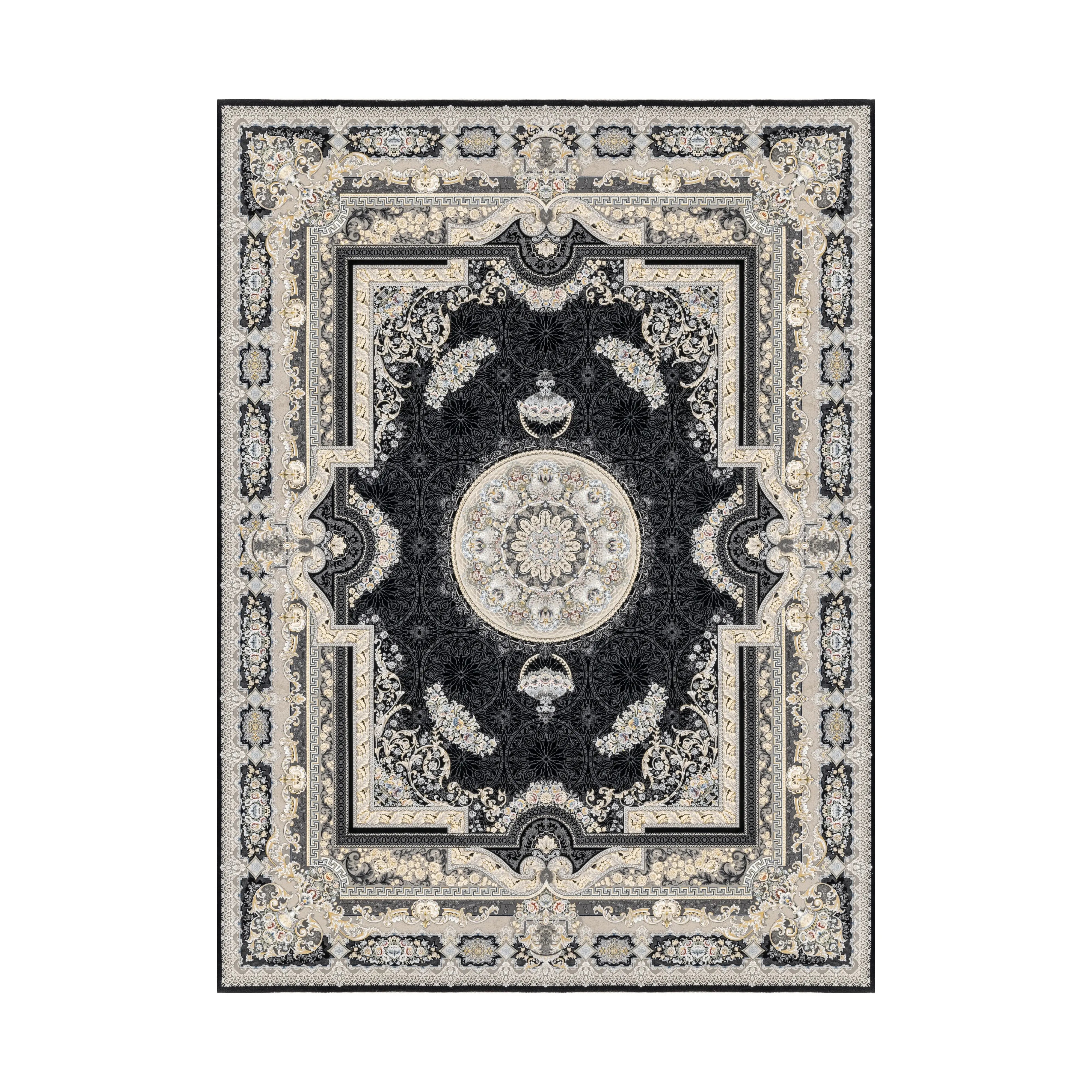 Dariush 1410 Traditional Persian Area Rug Navy
