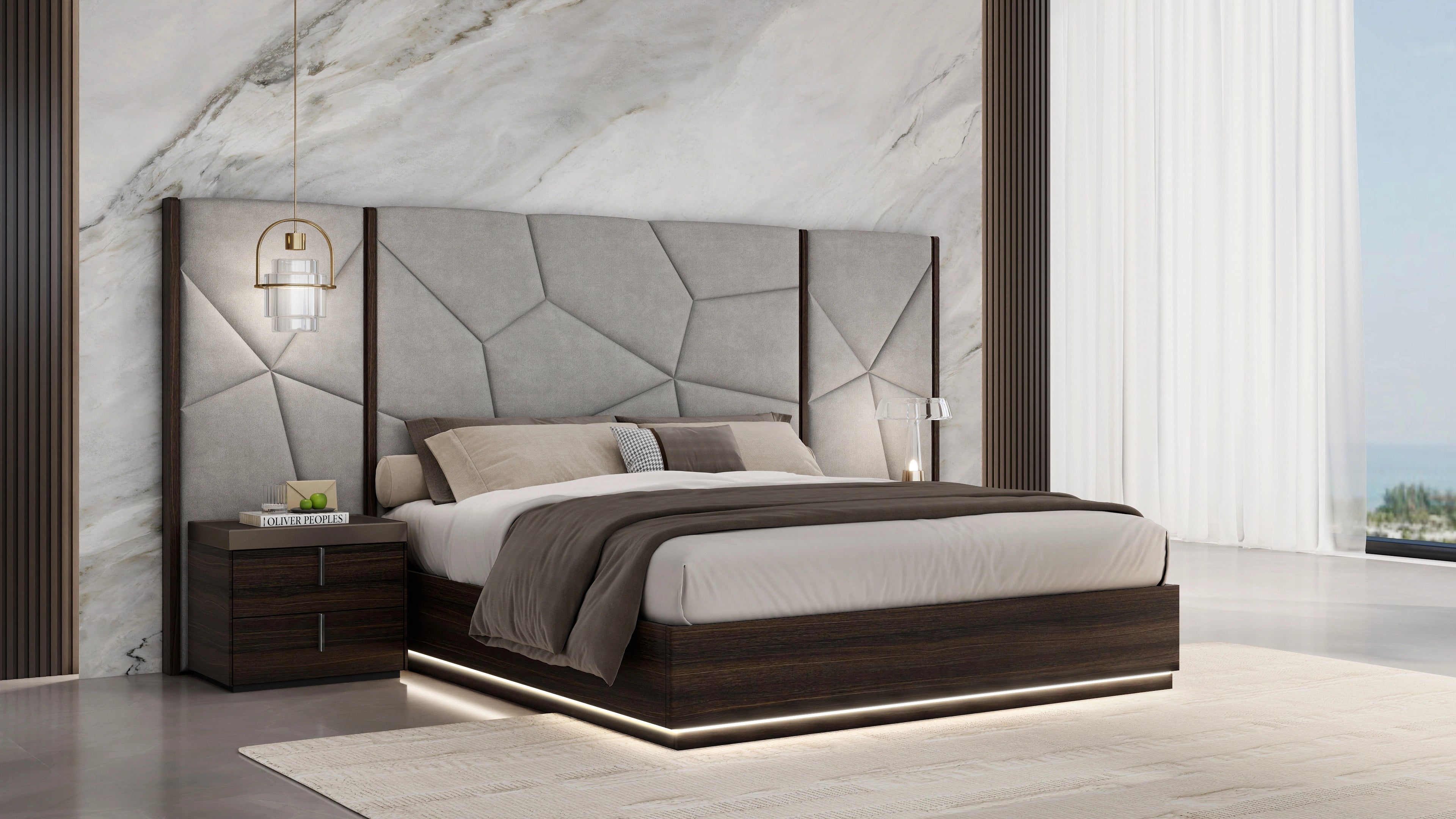 Leah Modern Bedroom Suite Black