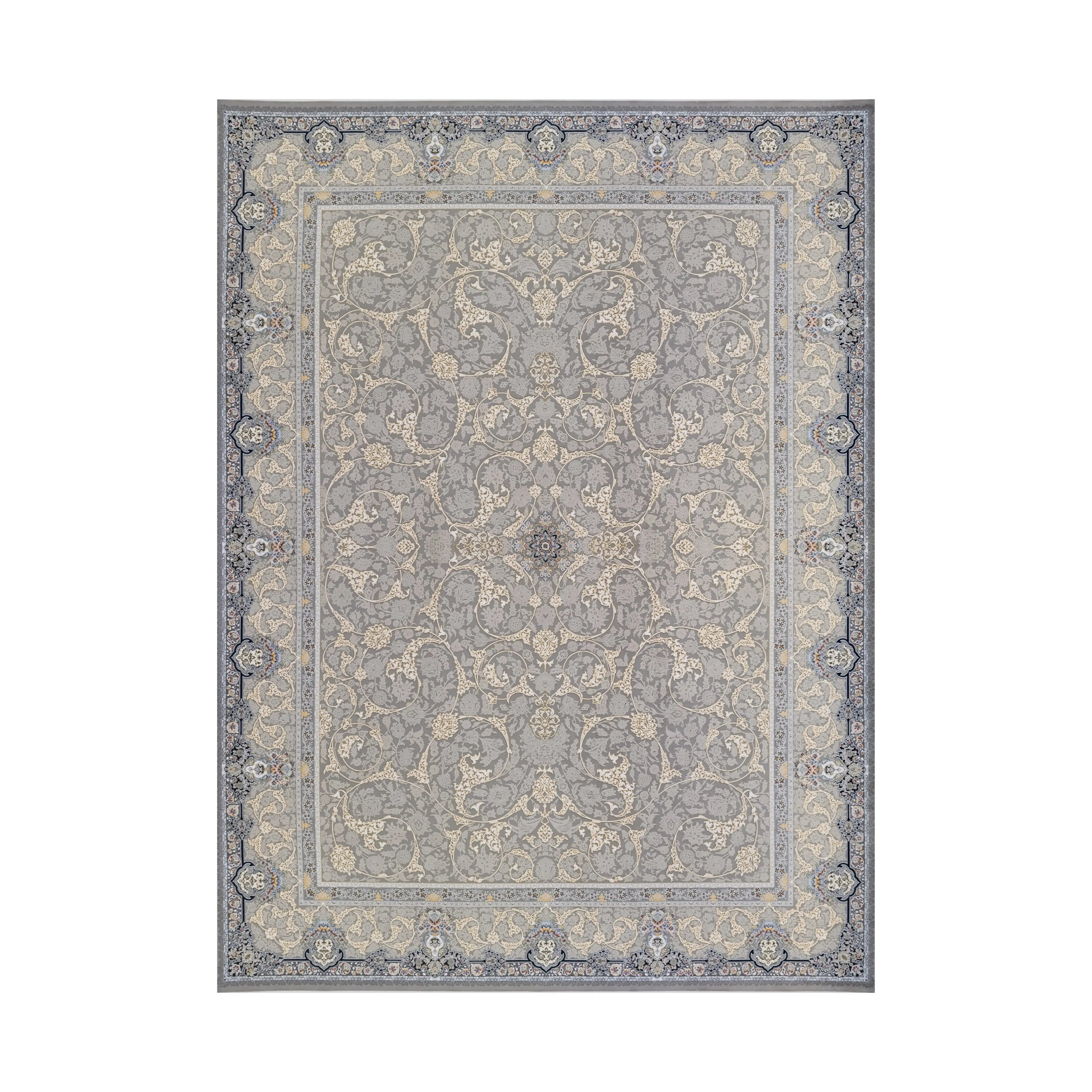 Dariush 1422 Traditional Persian Area Rug Grey