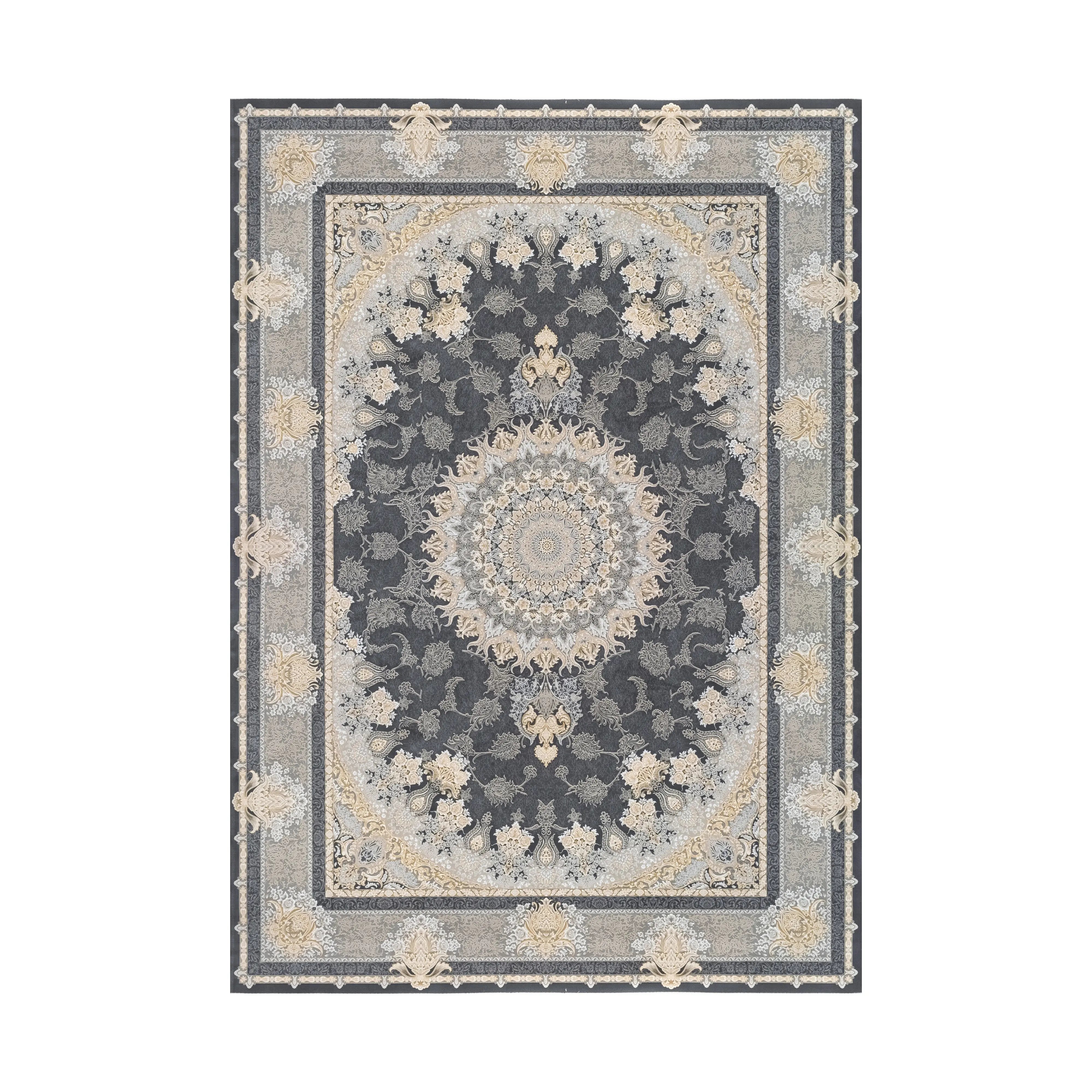 Dariush 1429 Traditional Persian Area Rug Metalic