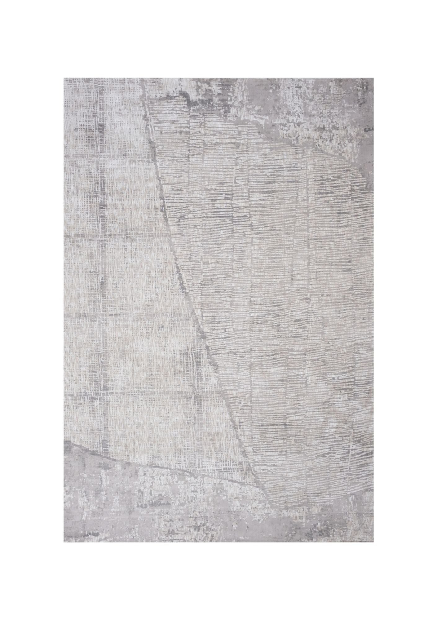 Rieka Ls263C Light Gray Modern Area Rug