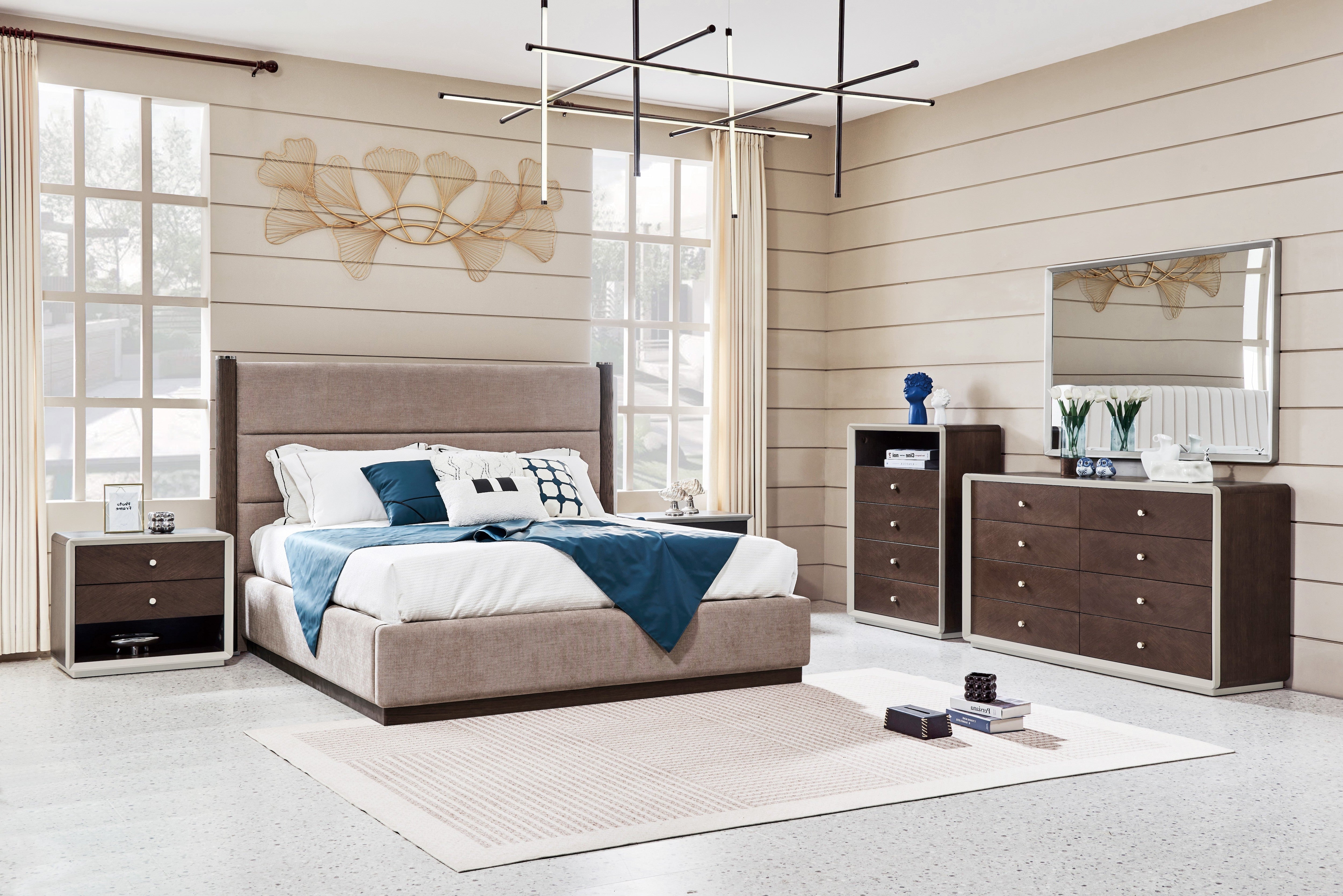Madrid Luxury Bedroom Suite Brown