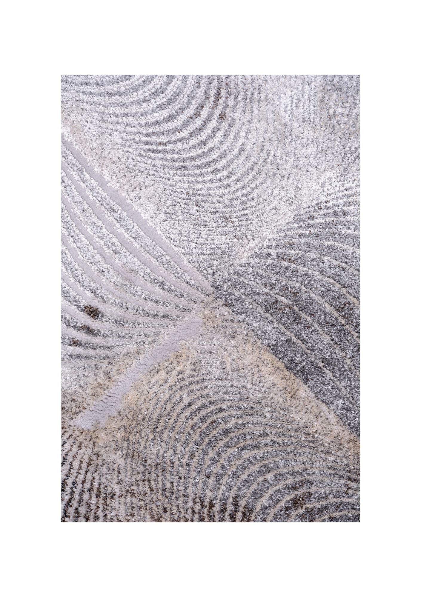 Tiger 3535A Grey / Dark Vizon Modern Area Rug – Elegant Furnishing