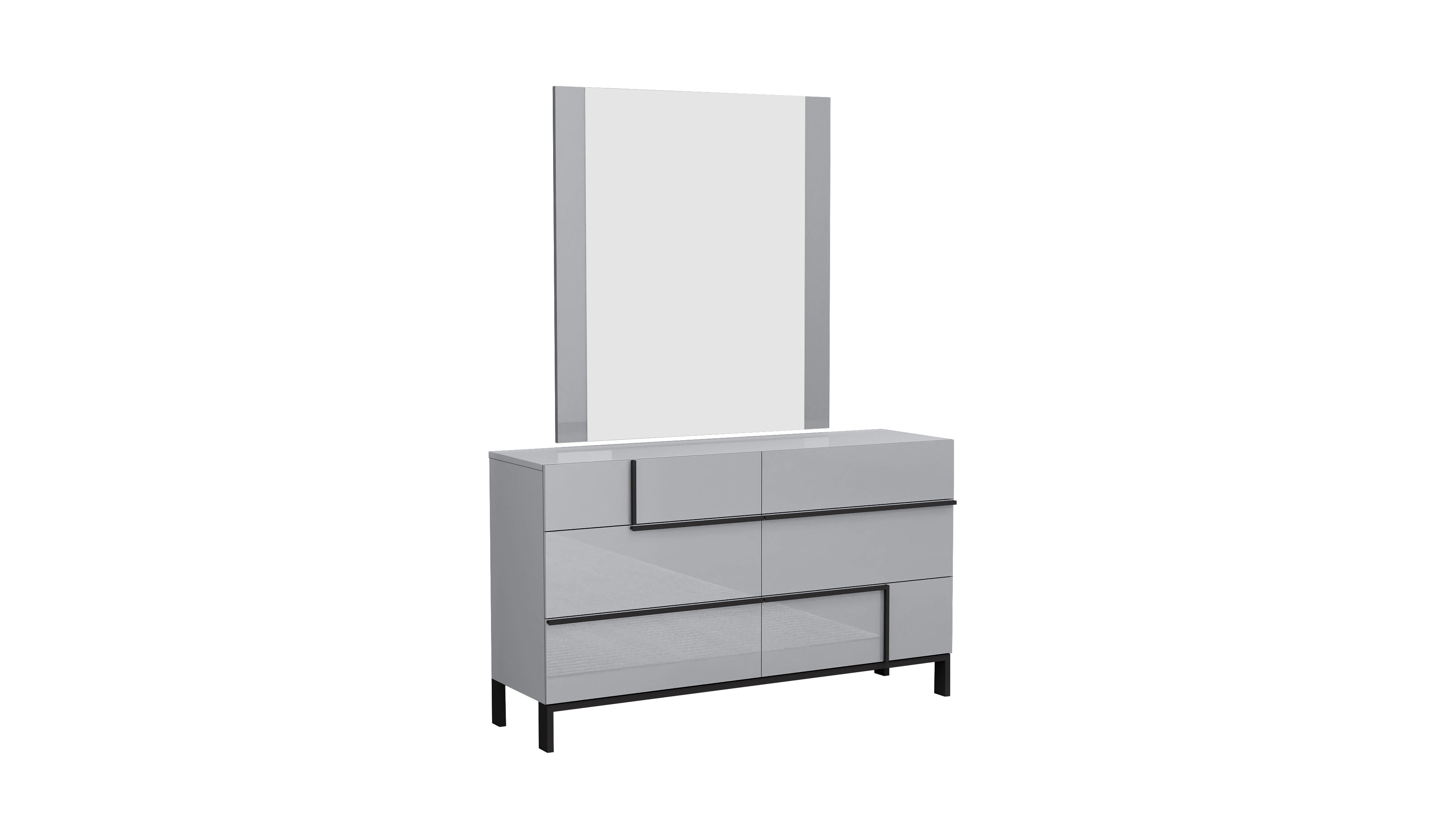 Hazel Modern Bedroom Suite Cool Grey