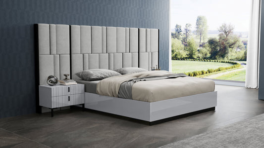 Nora Modern Bedroom Suite Cool Grey