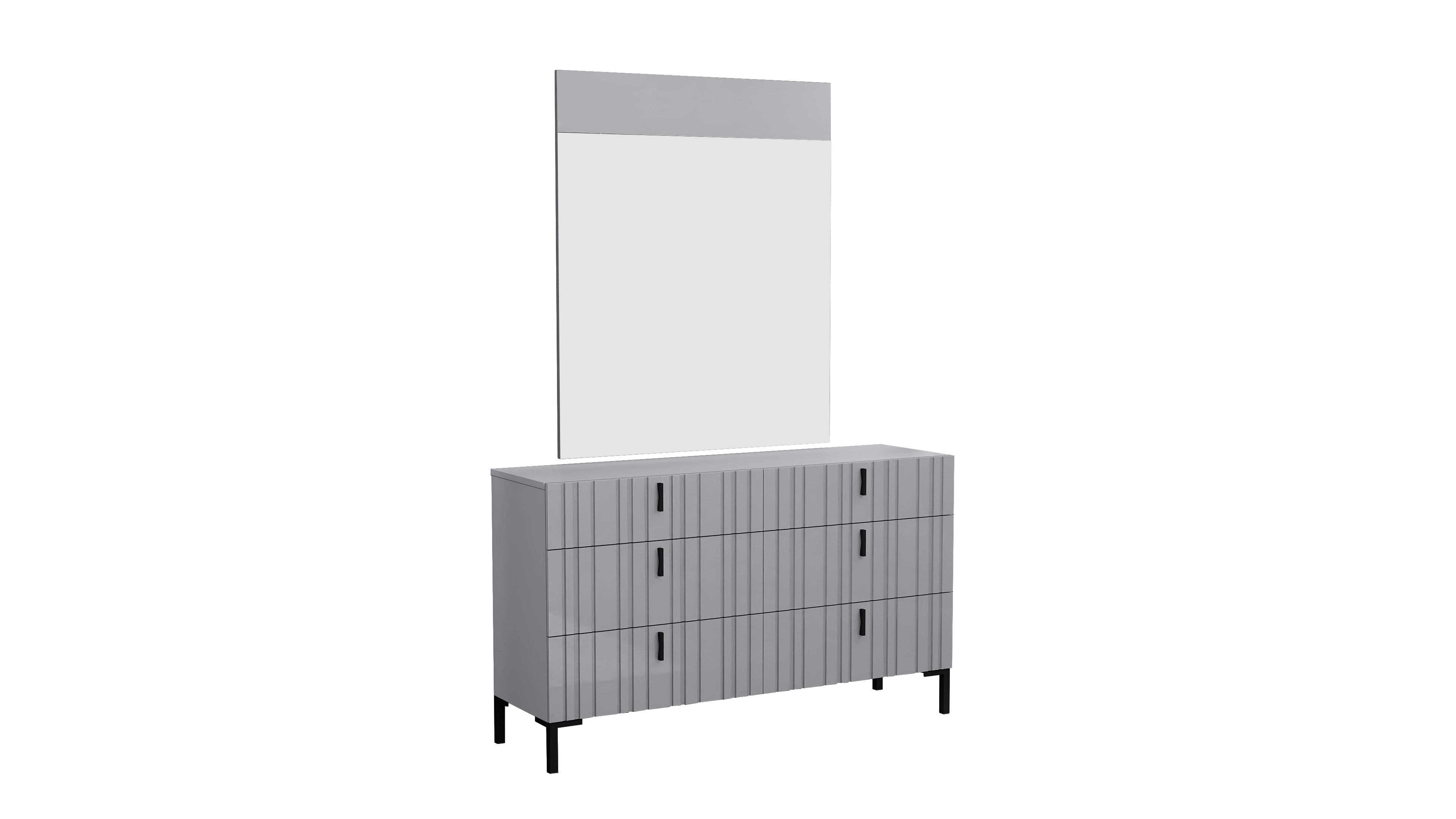 Nora Modern Bedroom Suite Cool Grey