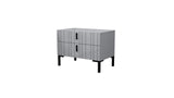 Nora Modern Bedroom Suite Cool Grey