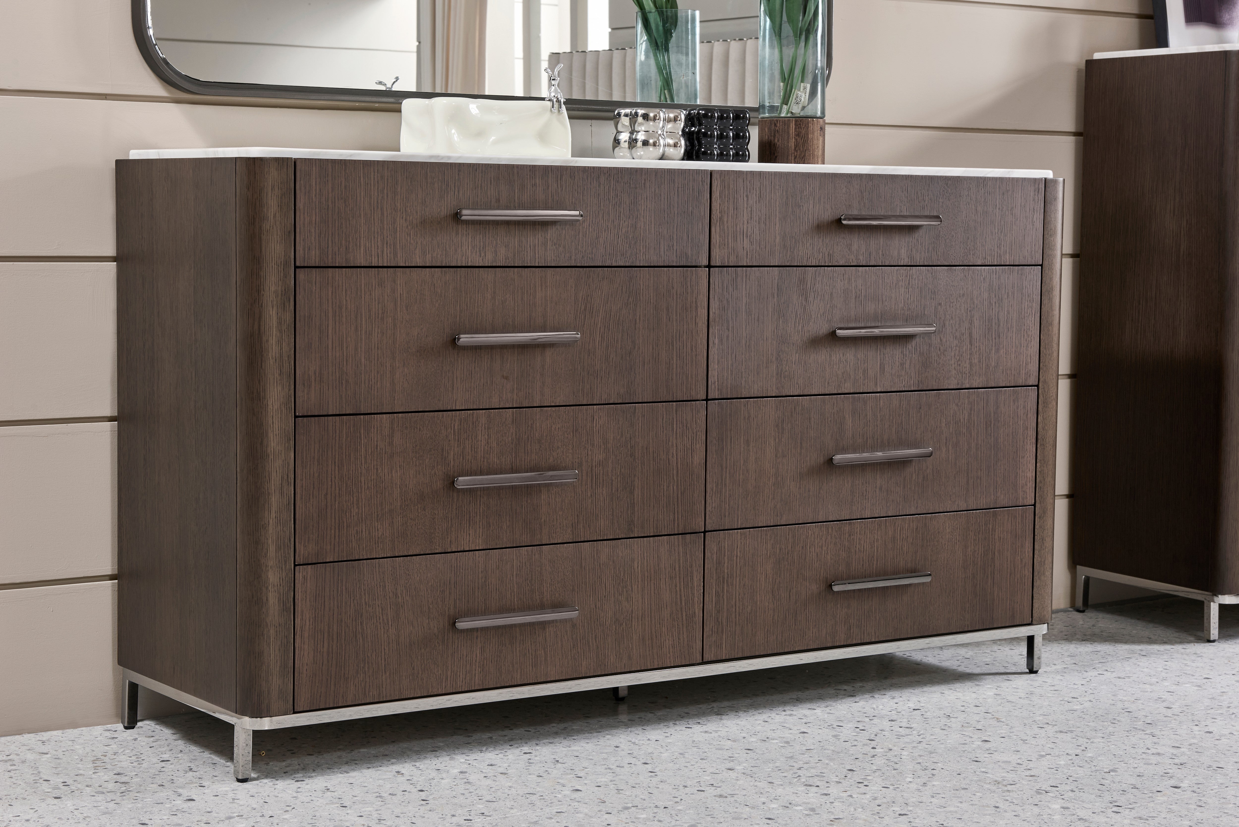 Riviera Modern Luxury Bedroom Suite Light Grey