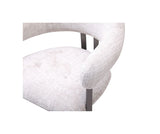 Plush Cream Dining Chair