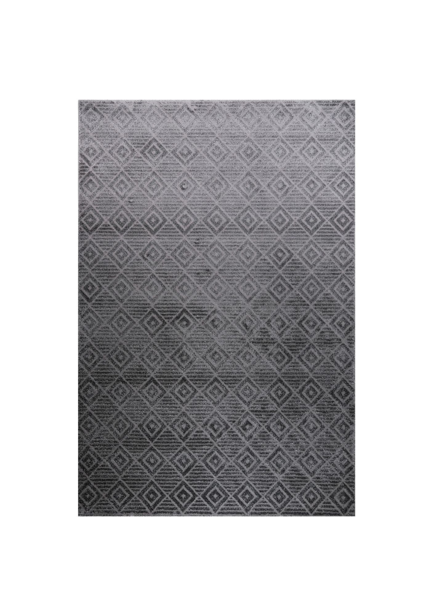 Lucca E645A Dark Grey Modern Area Rug