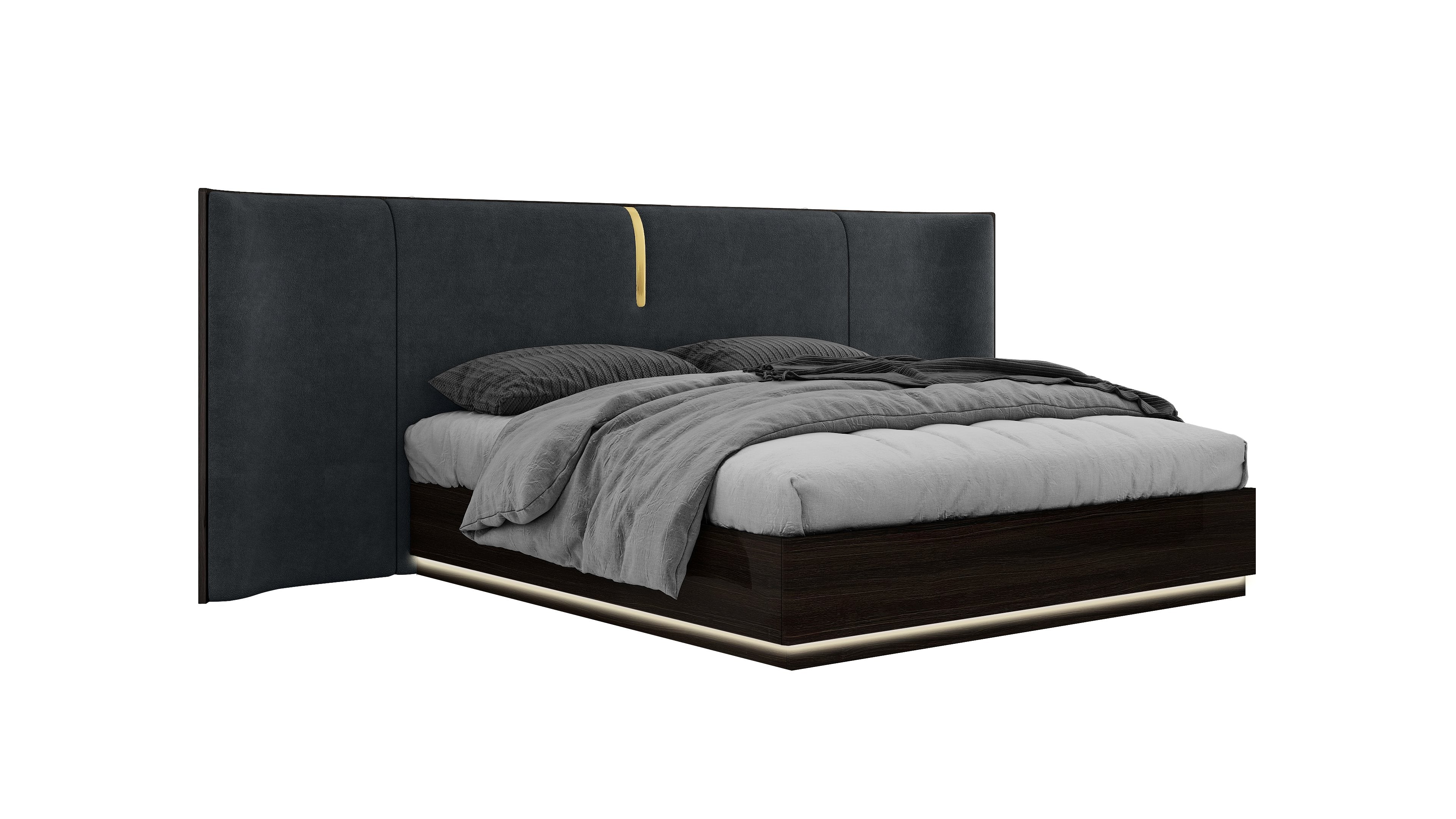 Stella Black Oak Bedroom Suite Queen Bed