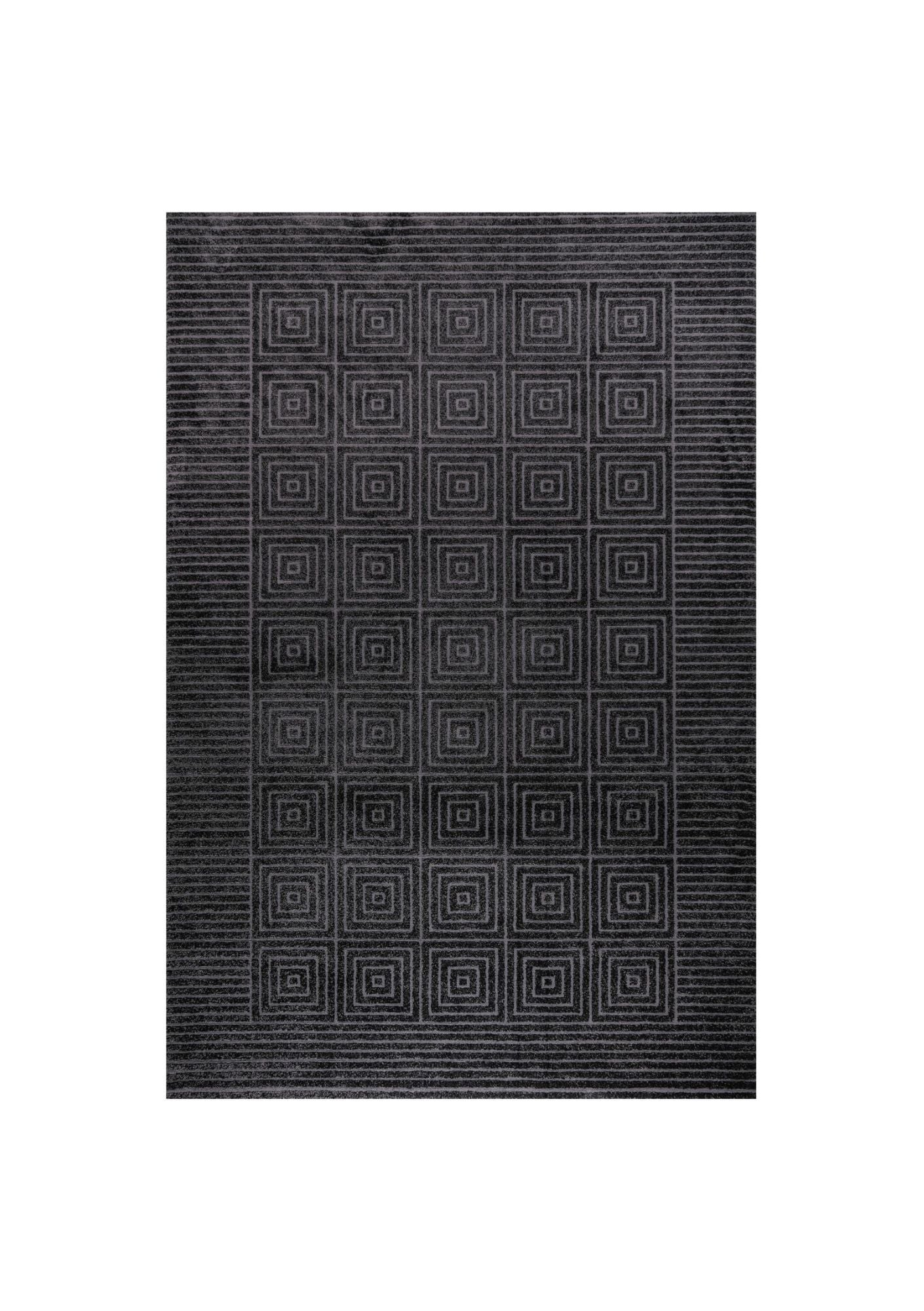 Lucca E646A Anthracite Modern Area Rug