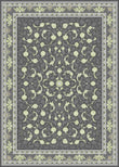 Mashad 806004 Traditional Persian Area Rug Coal