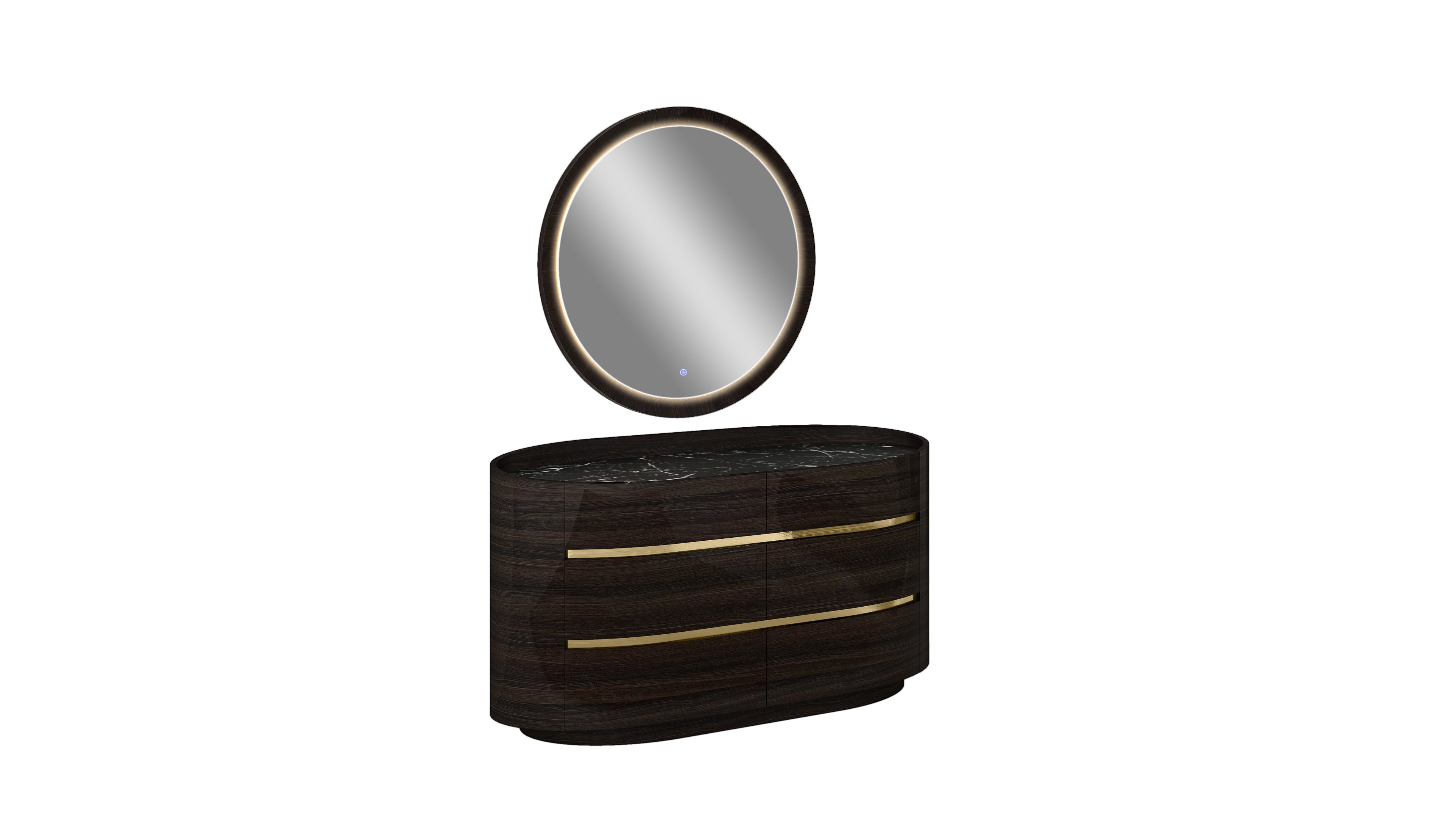 Stella Black Oak Bedroom Suite Queen Bed