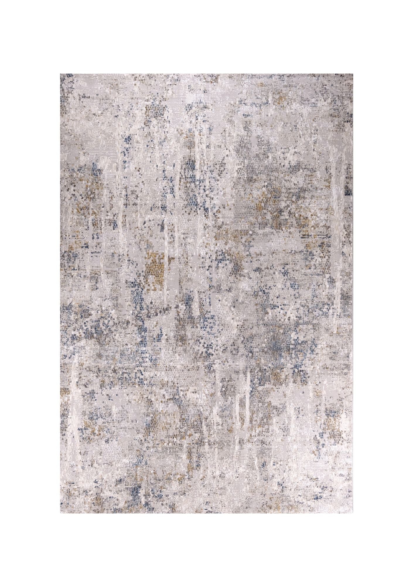 Rieka Ly113A Modern Area Rug Light Gray