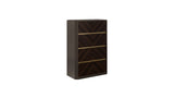 Estelle Modern Bedroom Suite Black Oak