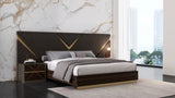 Estelle Modern Bedroom Suite Black Oak