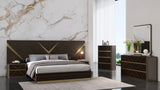 Estelle Modern Bedroom Suite Black Oak