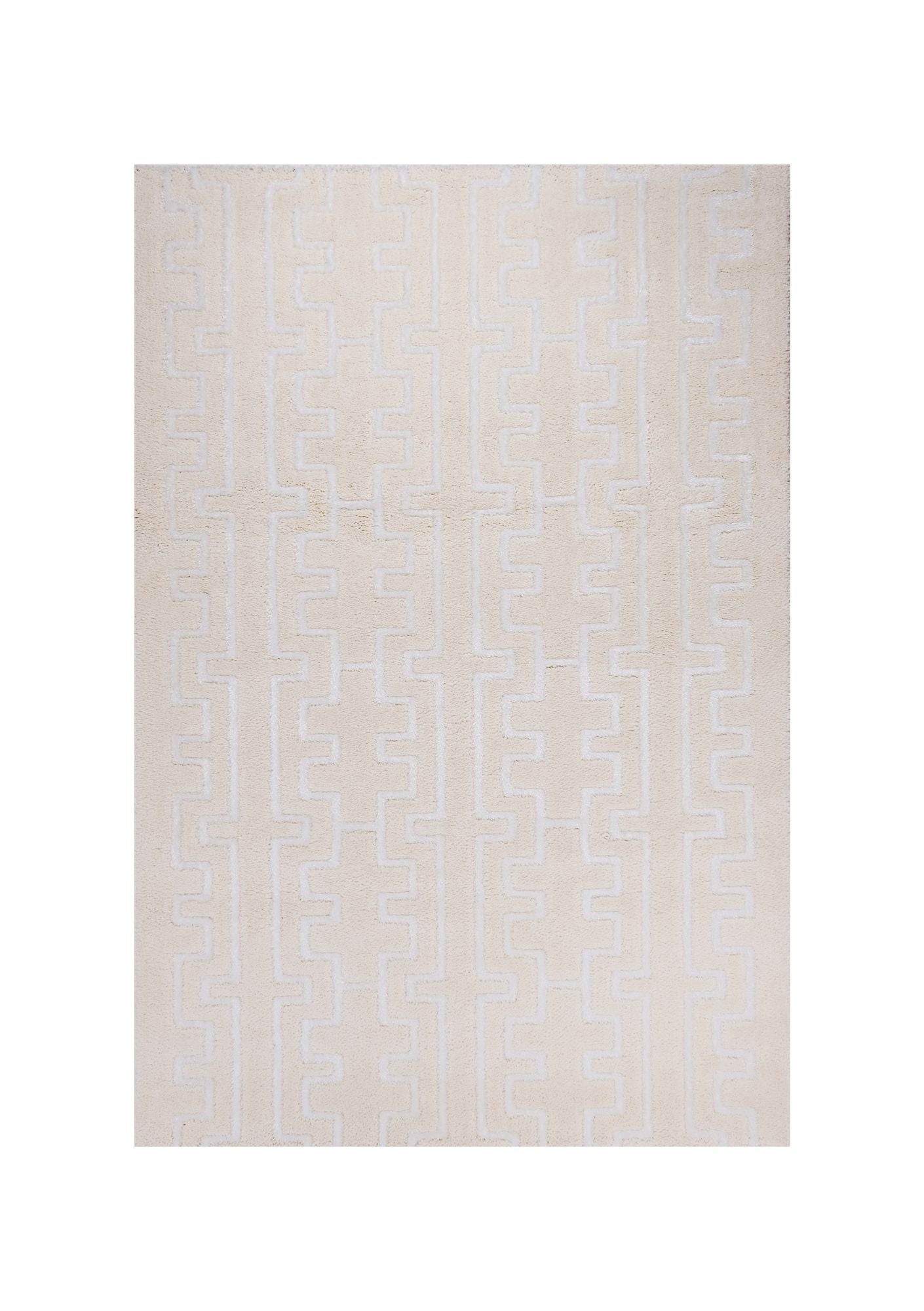 Soho 1278A Cream / White Modern Area Rug