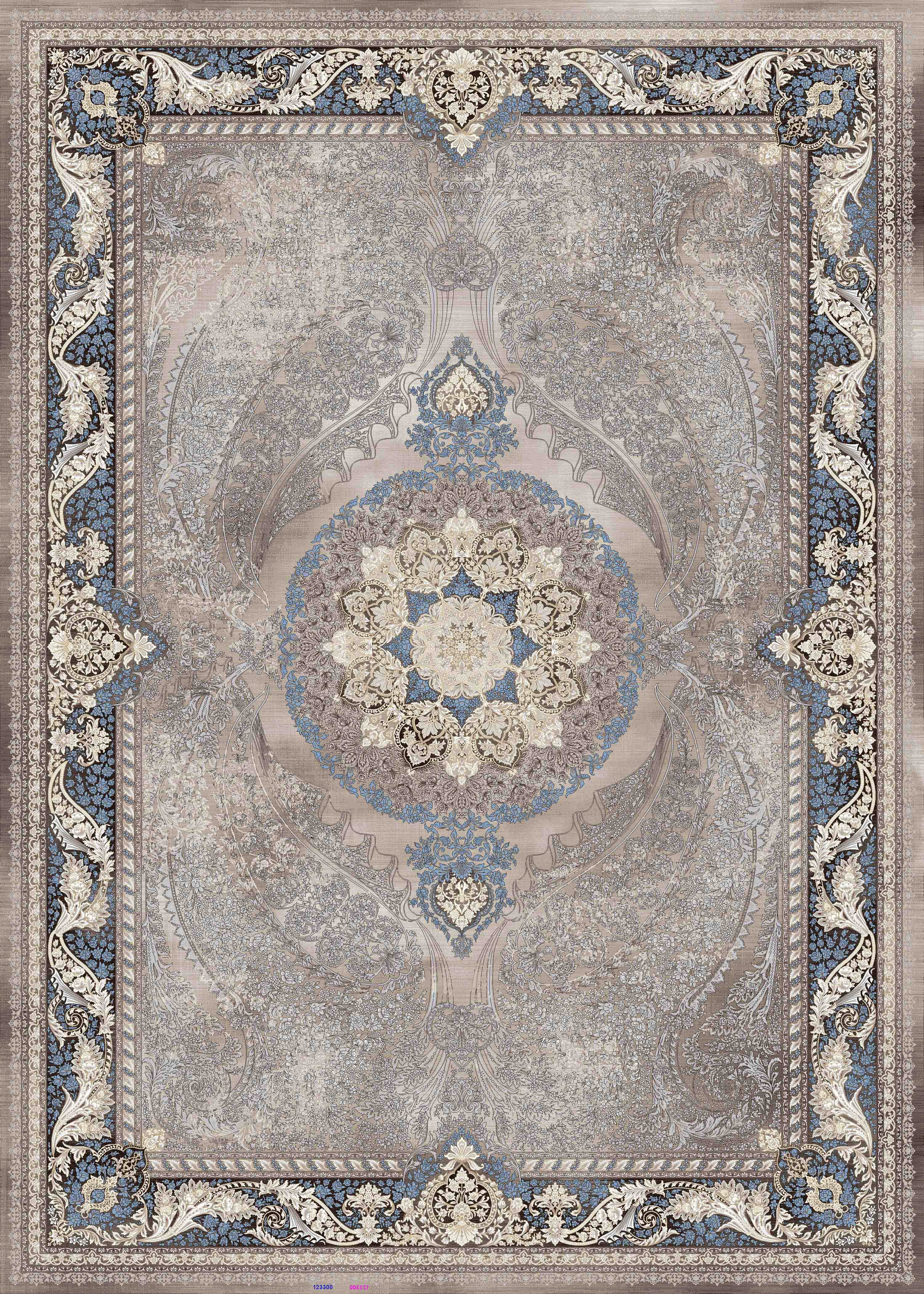 Asayesh 123300 Traditional Persian Area Rug