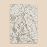 Anemon F030B Cream Cream Modern Area Rug