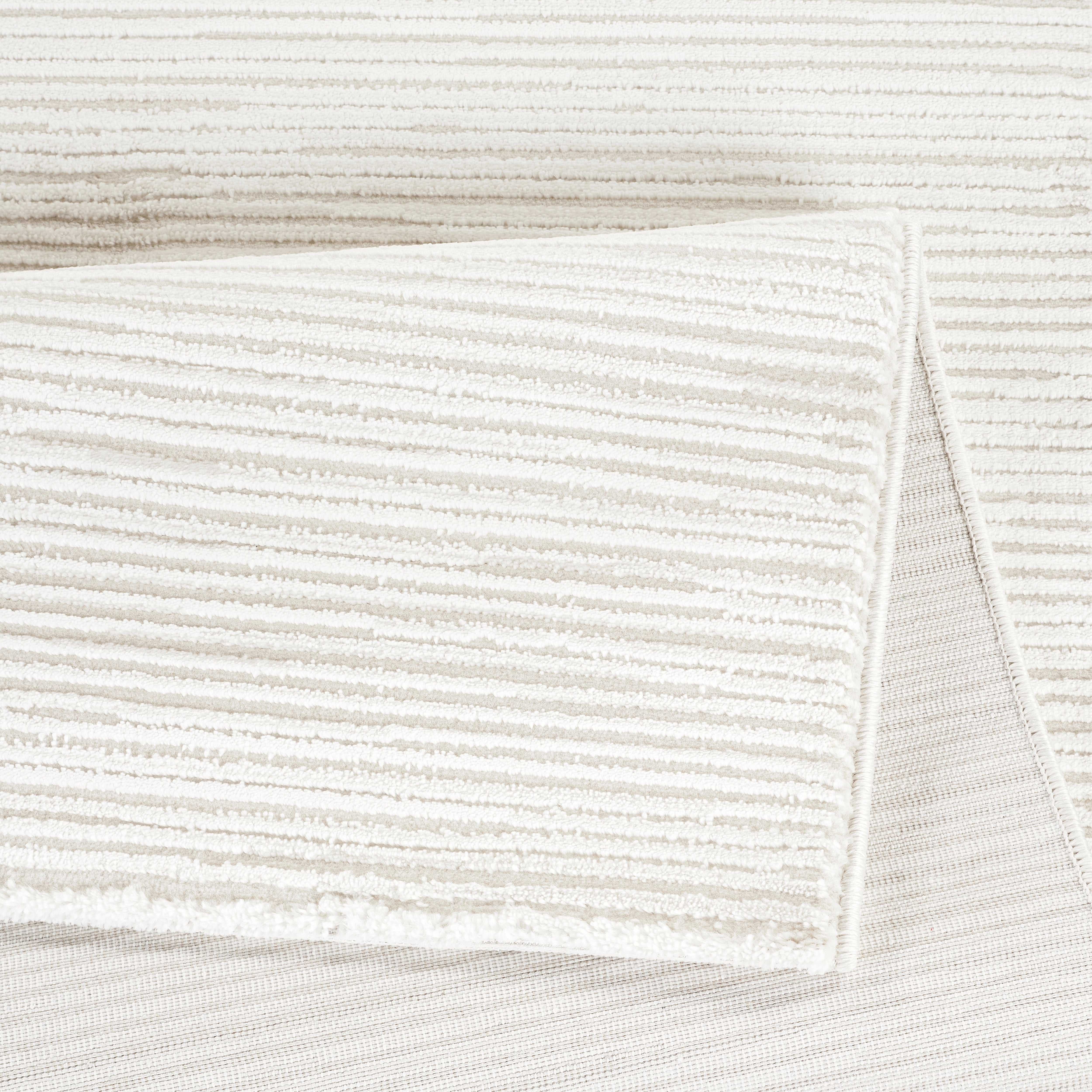 Anemon F043A Cream Cream Modern Area Rug