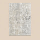 Anemon T015B Cream Silver Modern Area Rug
