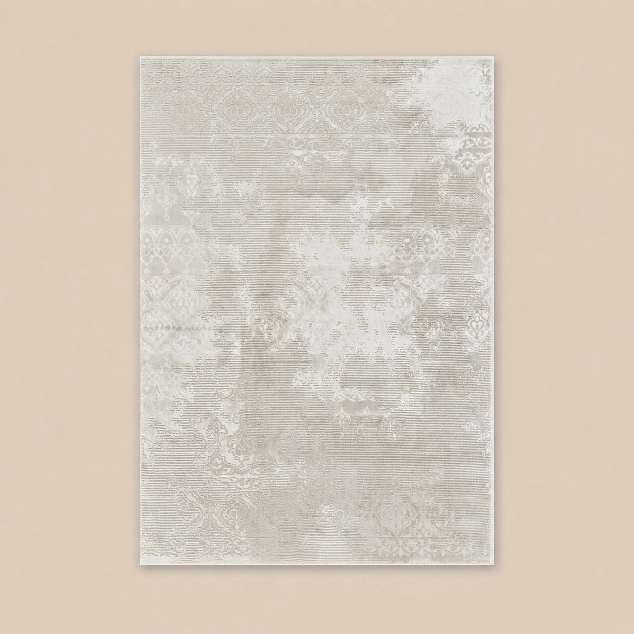 Anemon T020C Light Beige Cream Modern Area Rug