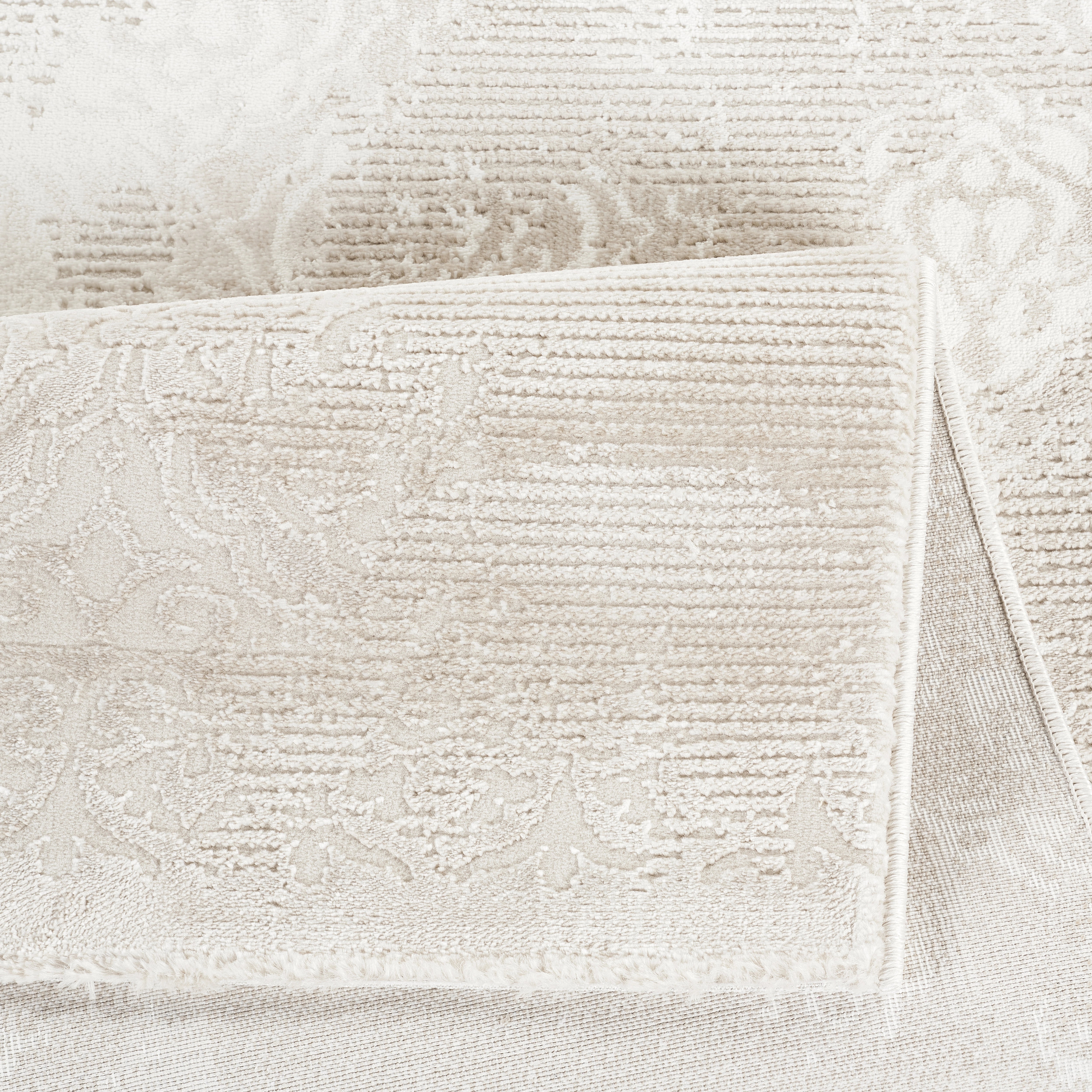 Anemon T020C Light Beige Cream Modern Area Rug