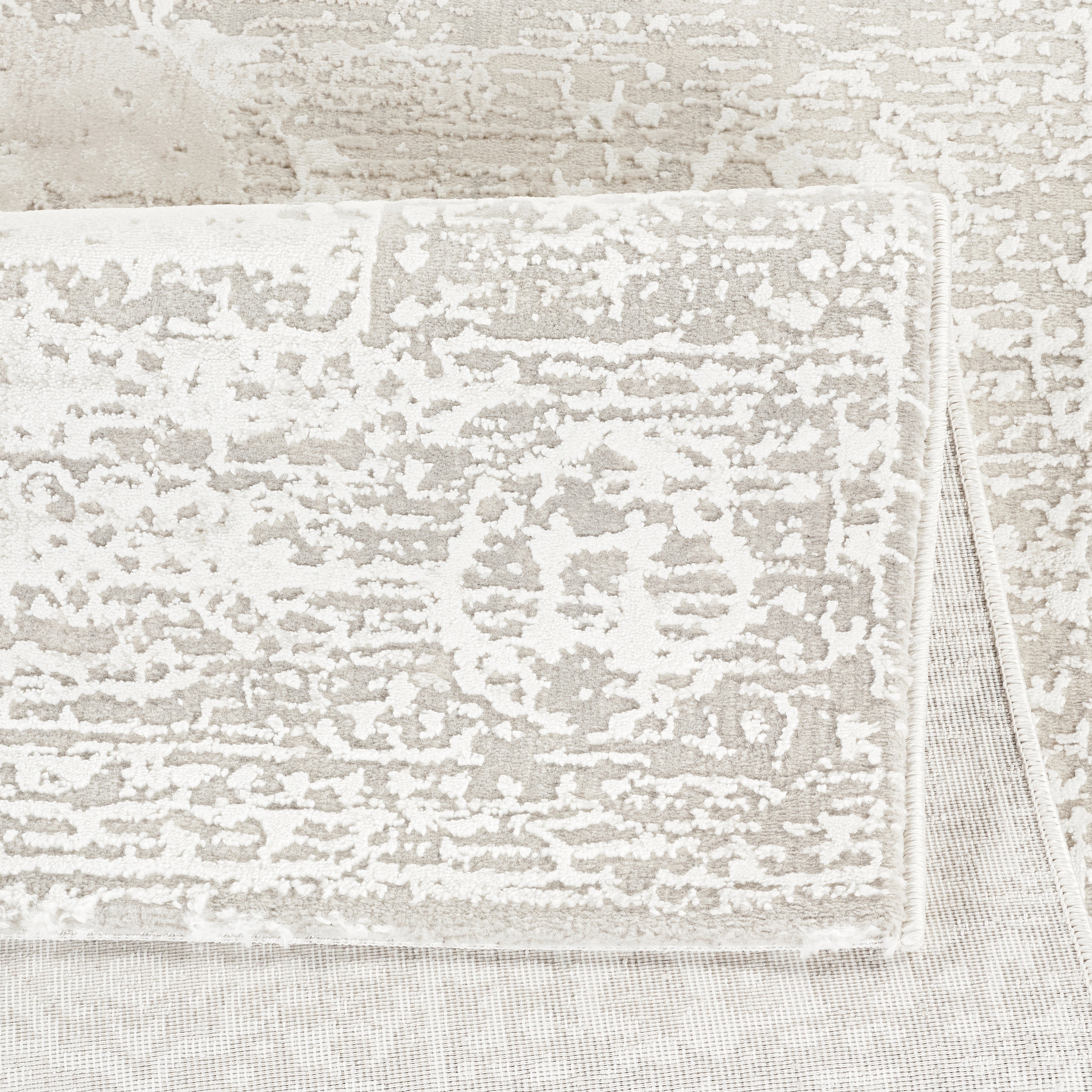 Anemon T025A Light Beige Light Grey Modern Area Rug