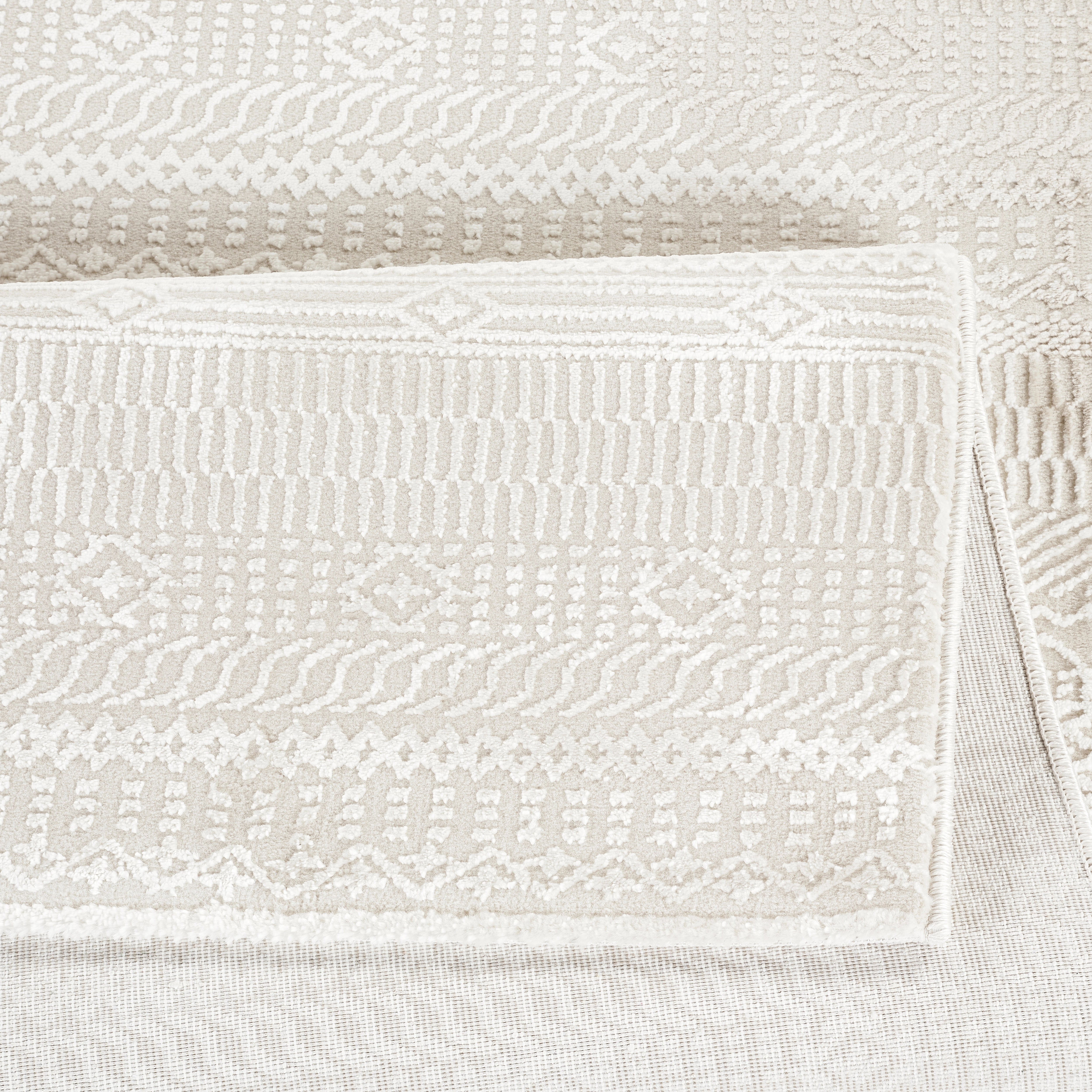 Anemon T053A Cream Light Beige Modern Area Rug