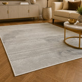 Anemon T053A Cream Silver Modern Area Rug