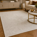 Anemon T056A Cream Light Beige Modern Area Rug