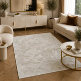 Anemon T058A Cream Cream Modern Area Rug