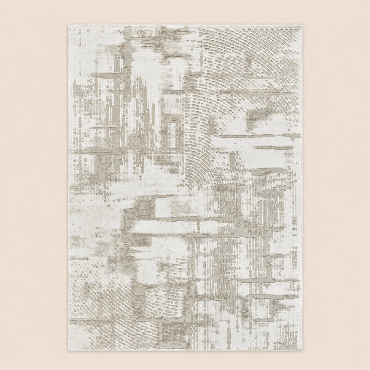 Anemon T072A Cream Light Beige Modern Area Rug