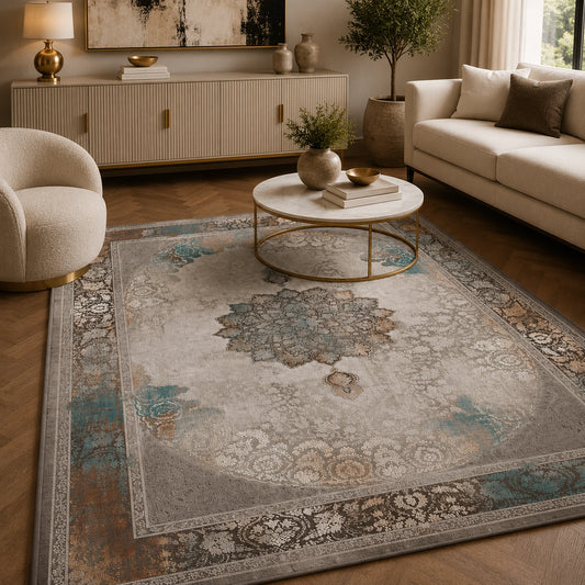 Asayesh 122334 Traditional Persian Area Rug