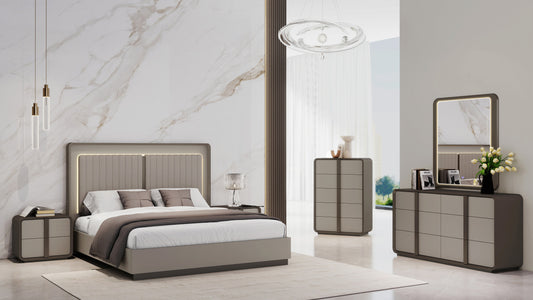 Noah Luxury Bedroom Suite Grey