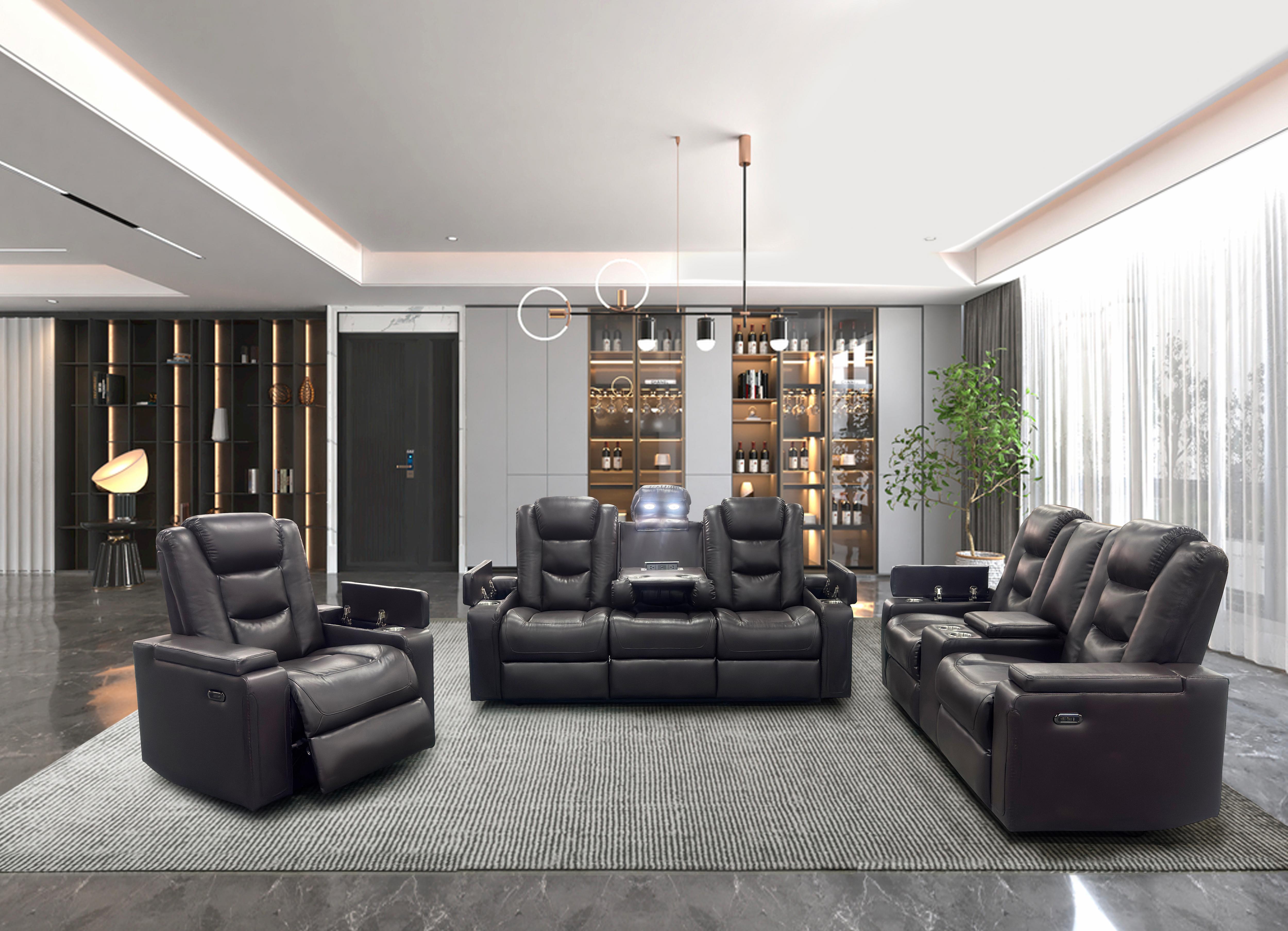 Brian Recliner Sofa Set