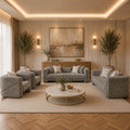 Baxter Modern Luxury Fabric Sofa Set