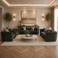 Baxter Modern Luxury Fabric Sofa Set