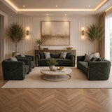 Baxter Modern Luxury Fabric Sofa Set