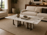 Cannas Coffee Table White