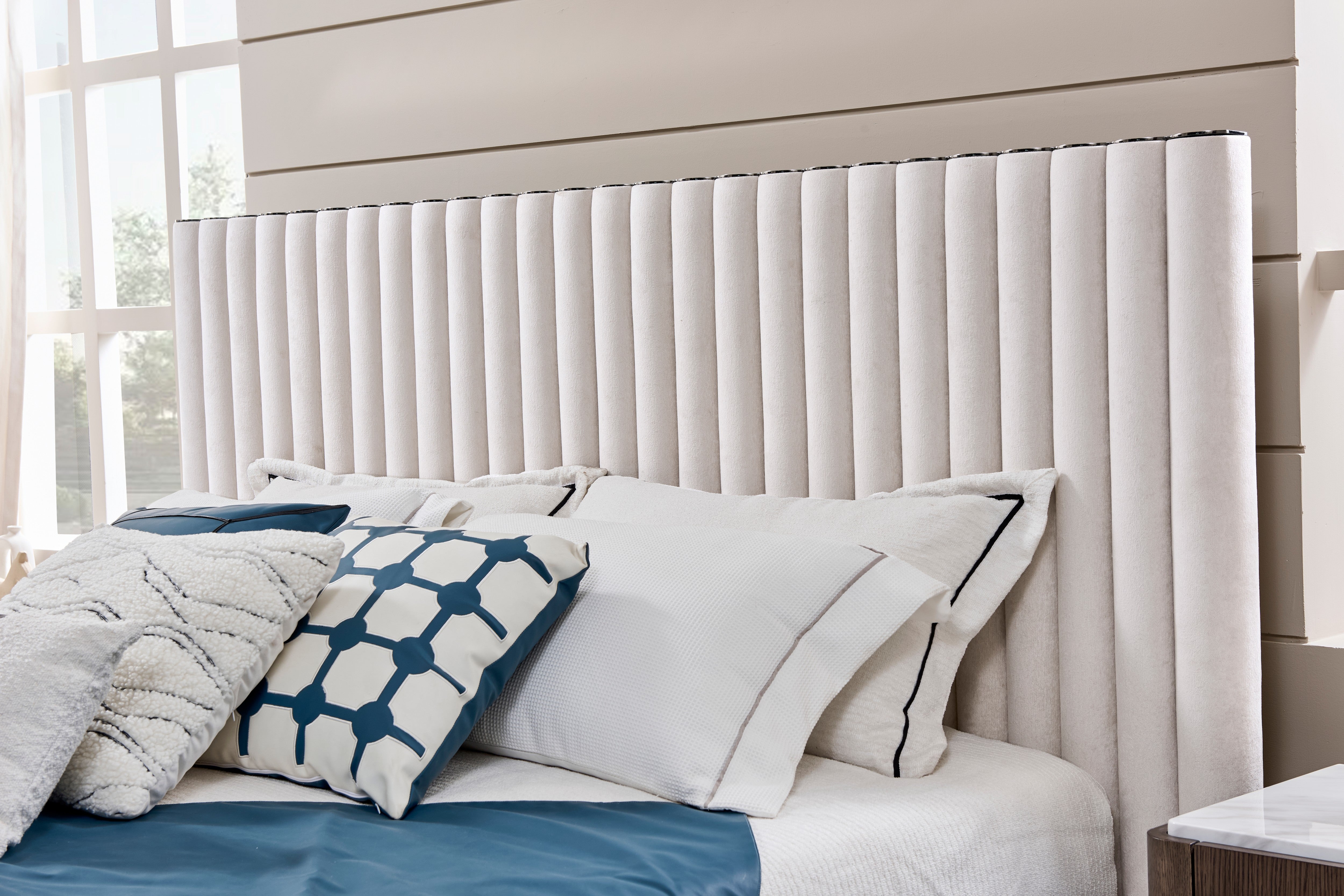 Riviera Modern Luxury Bedroom Suite Light Grey