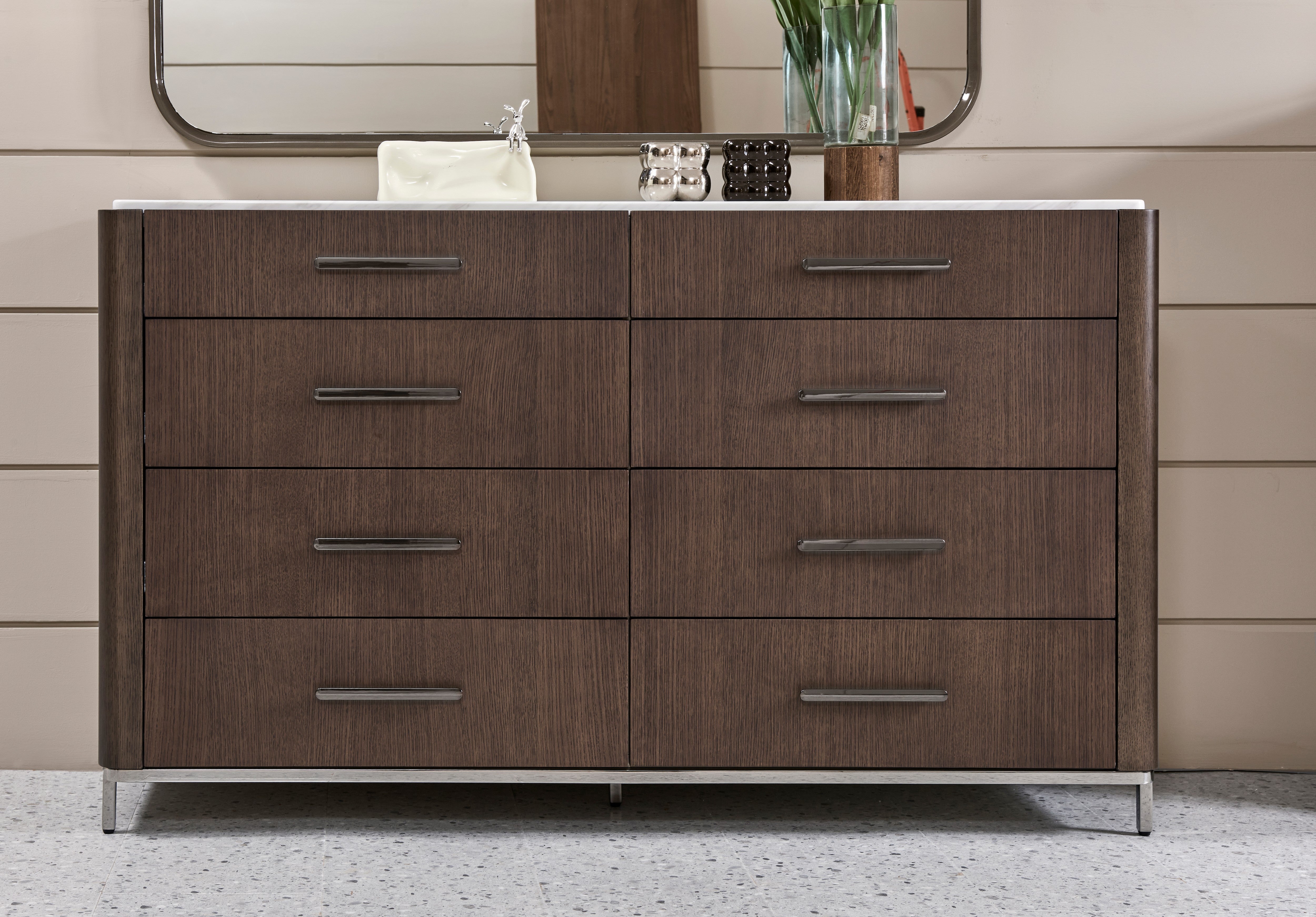 Riviera Modern Luxury Bedroom Suite Light Grey