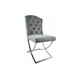 Jay Dining Chair Grey Silver