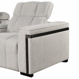 Crown Electric Recliner Fabric Sofa Set