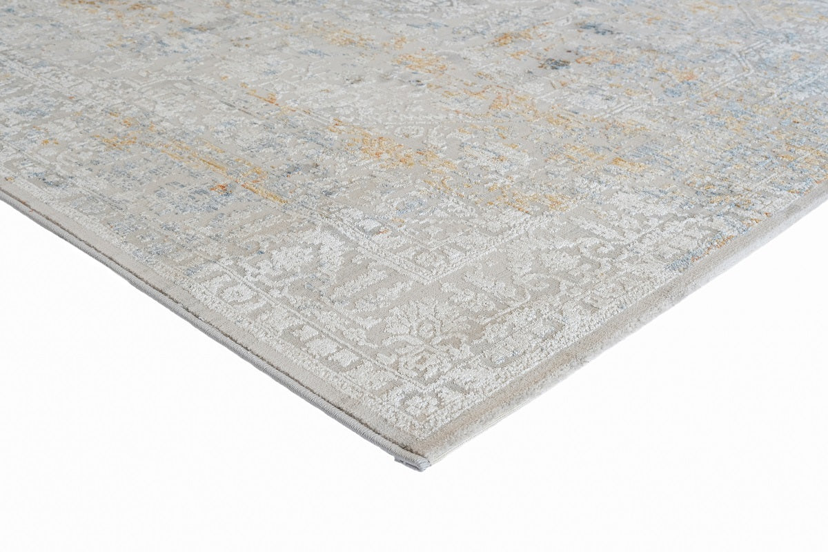 Rieka Ly117A Modern Area Rug Light Gray