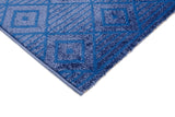 Lucca E645A Blue Modern Area Rug