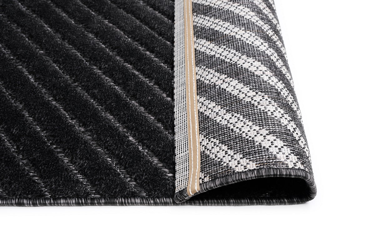 Venus E497A Anthracite Modern Area Rug