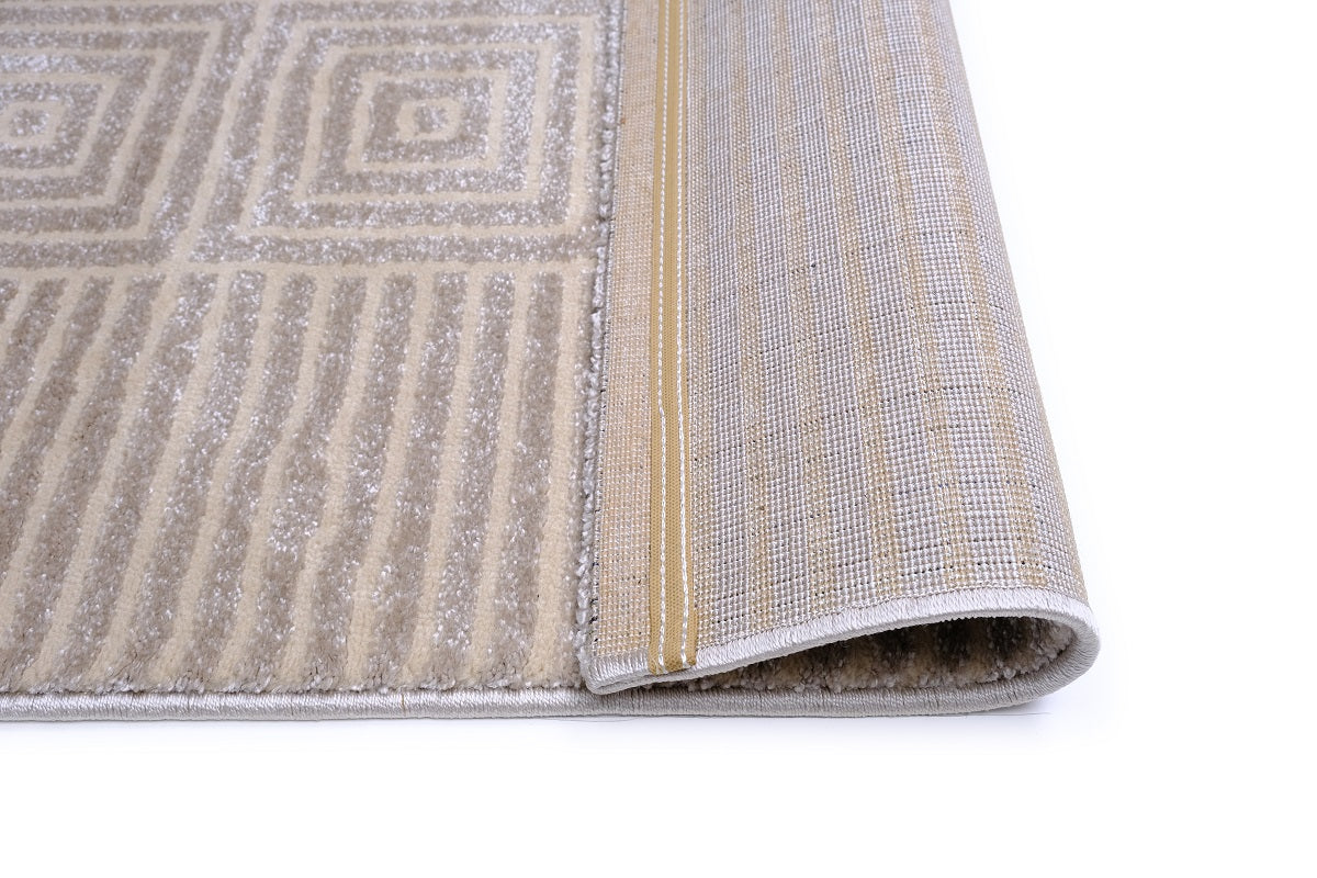 Lucca E646A Beige Modern Area Rug